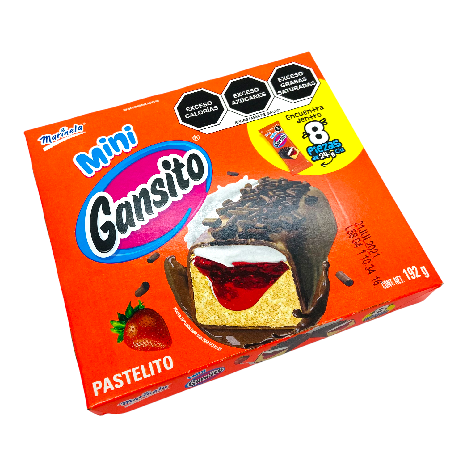 marinela mini gansito pastelito   - Producto de Abarrotes Varios en Super La Bodeguita
